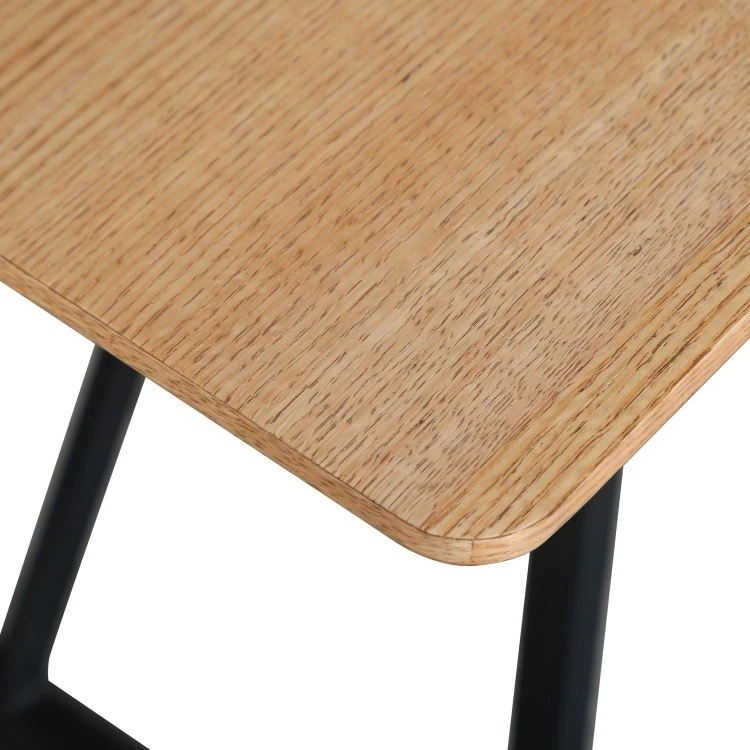Mdf Paper Wooden Effect Dining Table high quality