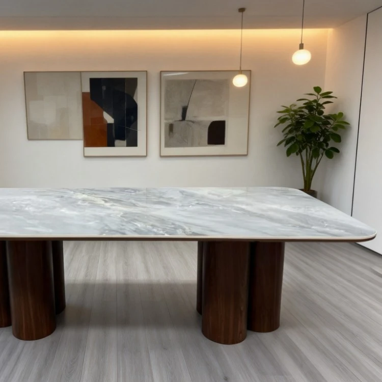Round Corner Ceramic Dining Table suppliers